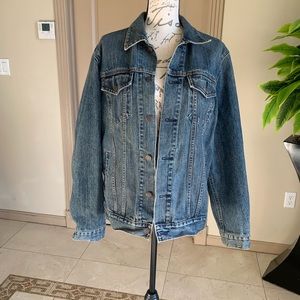 Oversized jean jacket